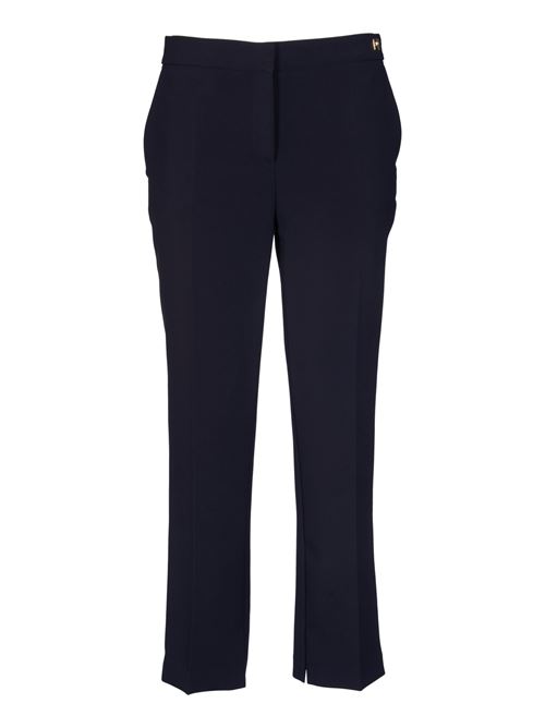 ELISABETTA FRANCHI PANTALONI IN CRÊPE CON SPACCHETTI. ELISABETTA FRANCHI | PA05447E2110